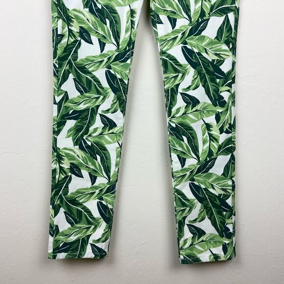 J. McLaughlin Lexi Straight Leg Jeans - Palm Leaf Print - Picture 5 of 8